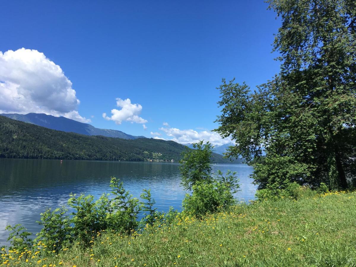 Appartement Kuhglocken Ferienhaus Fuenf Sinne Döbriach Esterno foto